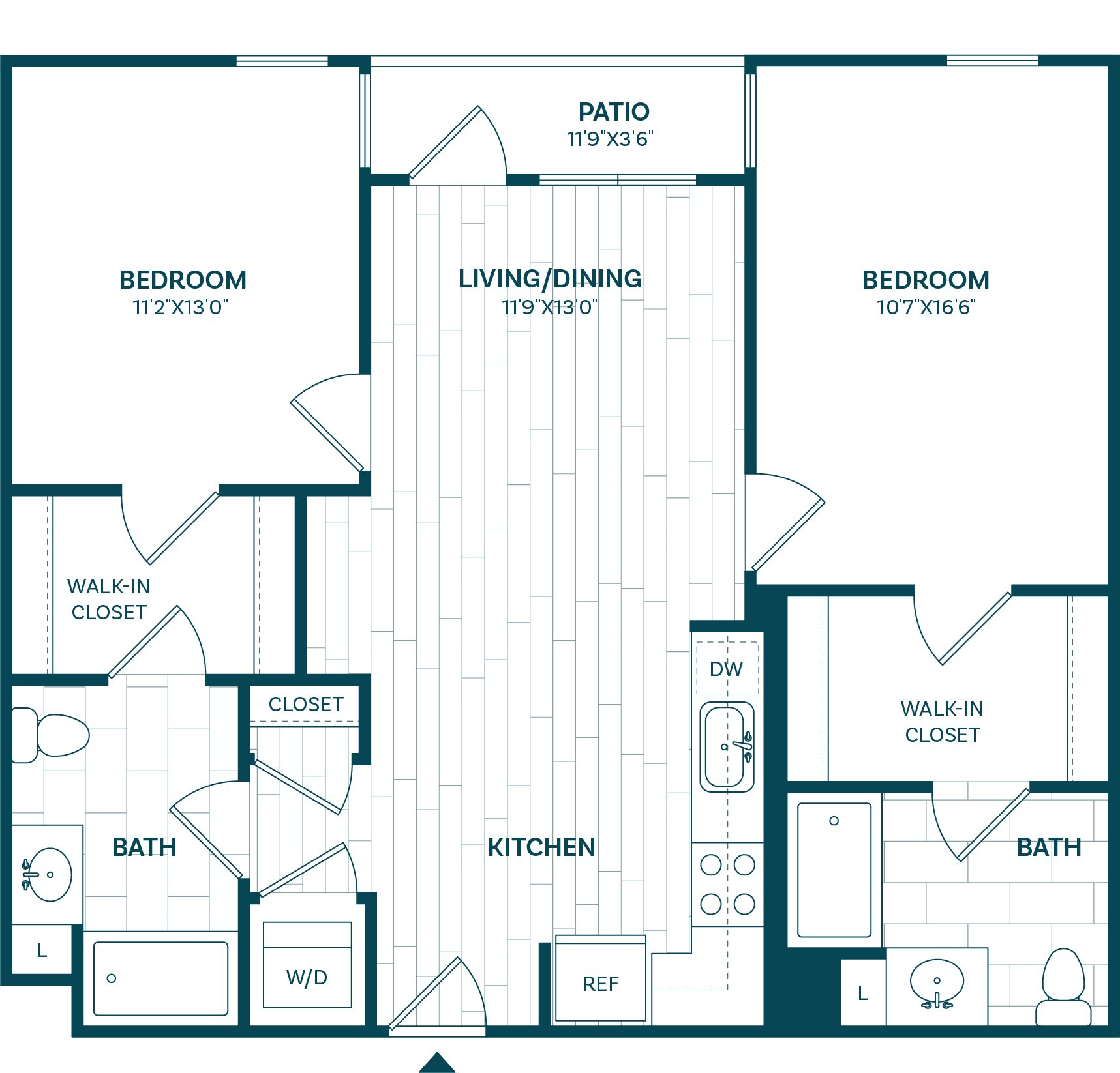 Floor Plan Image of Apartment Apt 428